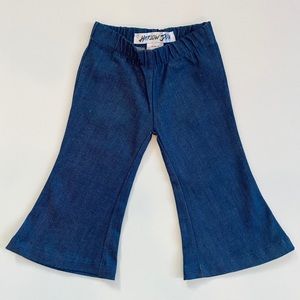 Harlow Jade 70s Retro Bellbottom Denim Jeans